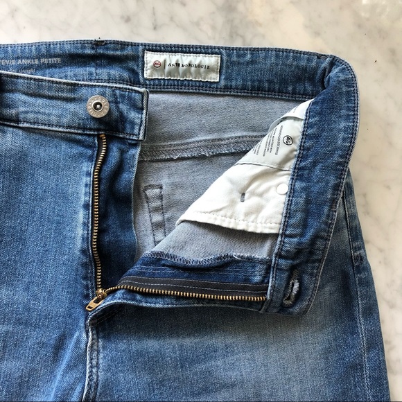 AG Adriano Goldschmied The Stevie High-Rise Skinny Ankle Jeans - Picture 11 of 14